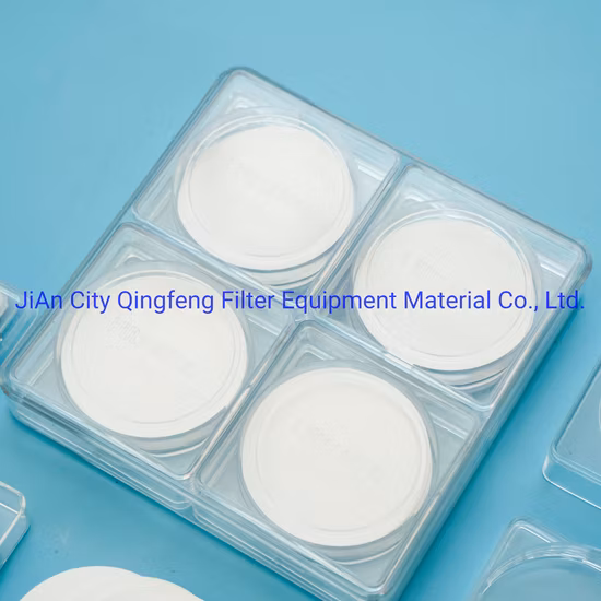 Labor 293 mm 0,45 um 0,22 um hydrophiler Pes/Mce PP/PVDF/PTFE-Scheibenmembranfilter für die Flüssigkeitsfiltration